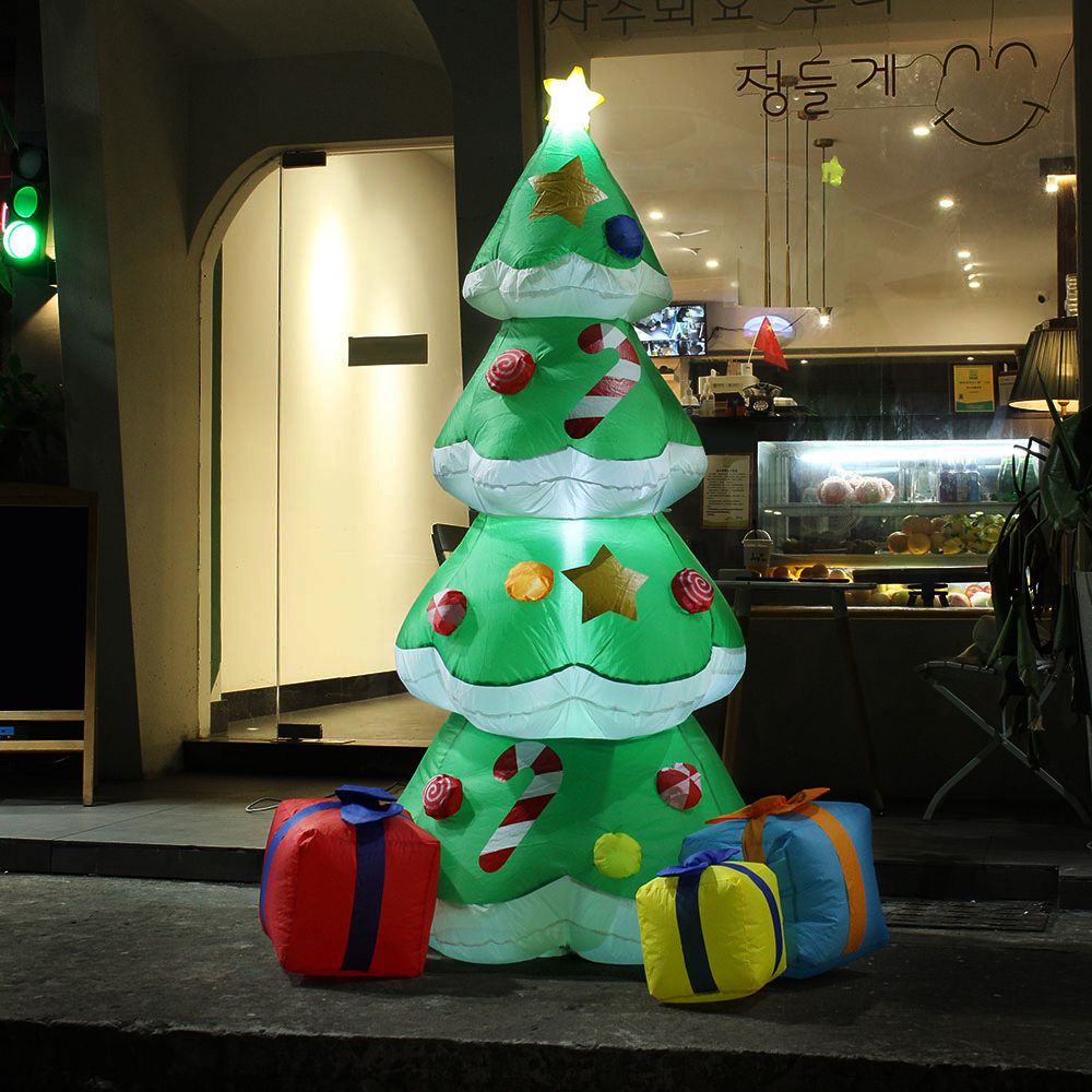 데코용품 LED 에어벌룬 대형 크리스마스 트리 180cm