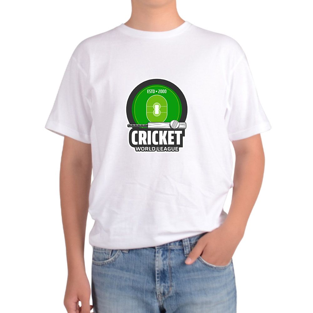 오버핏반팔 녹색그라운드 크리켓 CRICKET 게임 스포츠