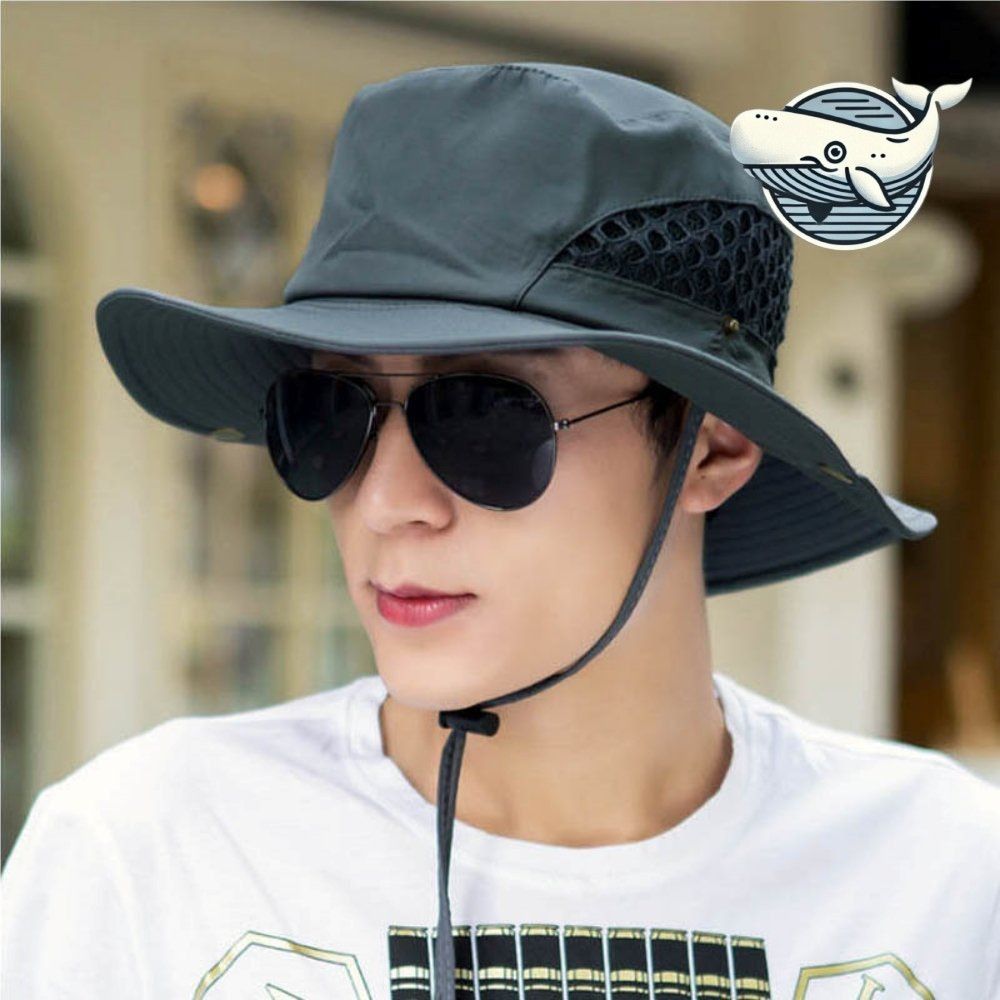 여름용 통기성 카우보이 모자 여가활동 캠핑