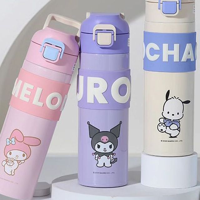 쿠로미 간편 손잡이 텀블러 500ml