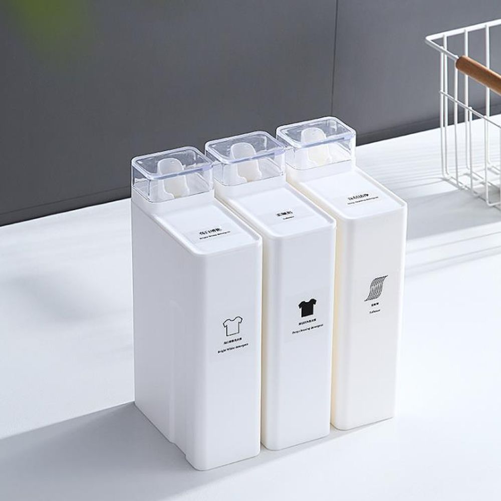사각 소분용기 세탁세제 기본 1000ML 데이 리필용기