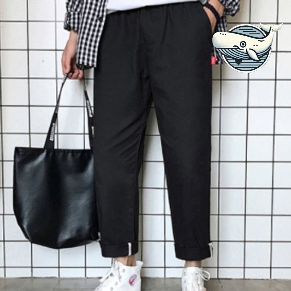 편안한 남성용 면바지 캐주얼 밴딩 팬츠 3색