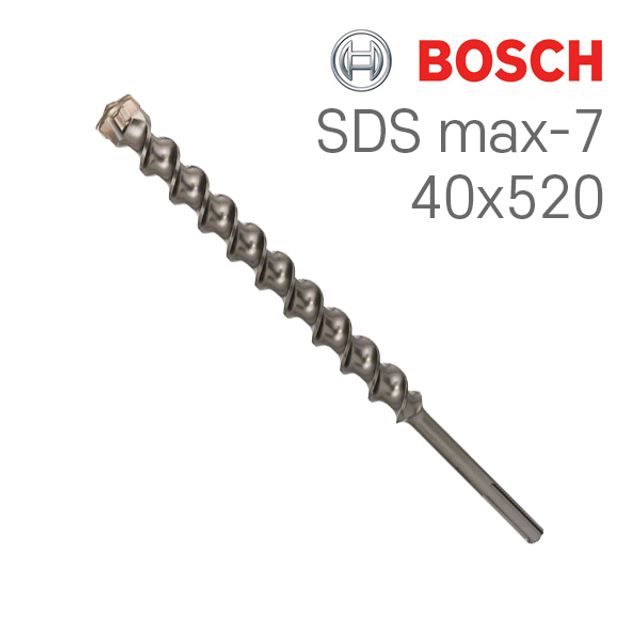 보쉬 SDS max-7 40x400x520 4날 해머 드릴비트