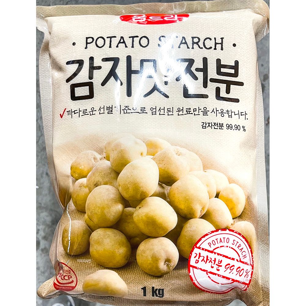 움트리 감자 전분 1kg 가루 분말 업소 식당 업소용