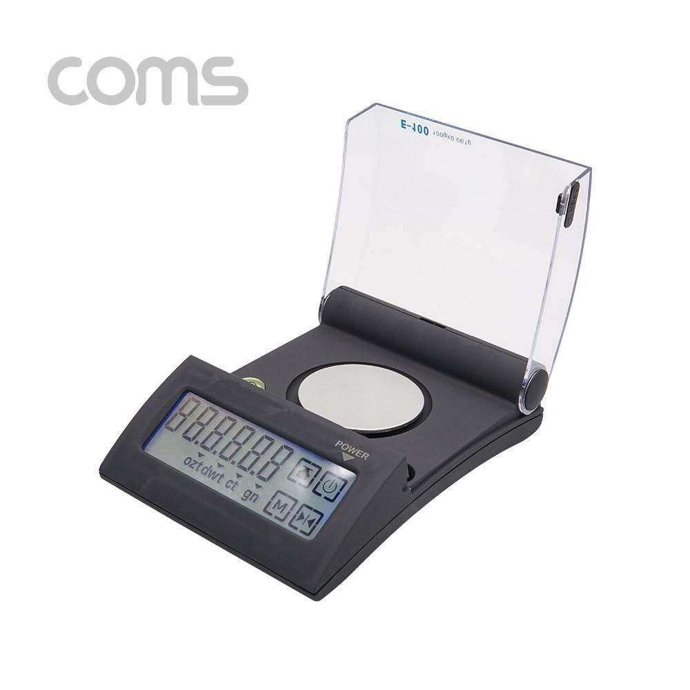 Coms 전자 저울 (초정밀) 0.001g - 100g 측정