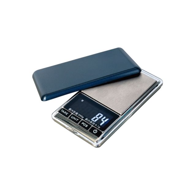 포켓형미니전자저울 200gx0.1g/+-0.2g/115x64x18mm