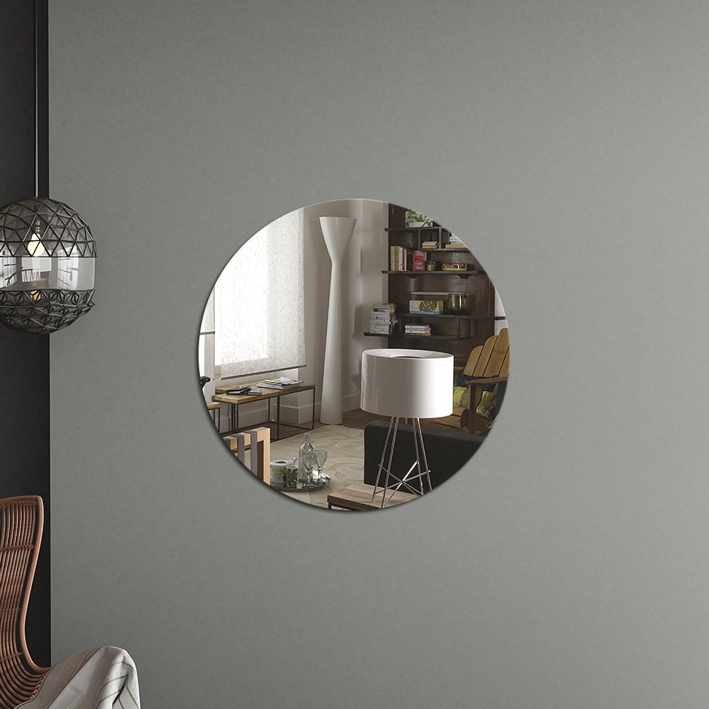 벽걸이거울 벽에 붙이는 안전 아크릴 거울(40cm)