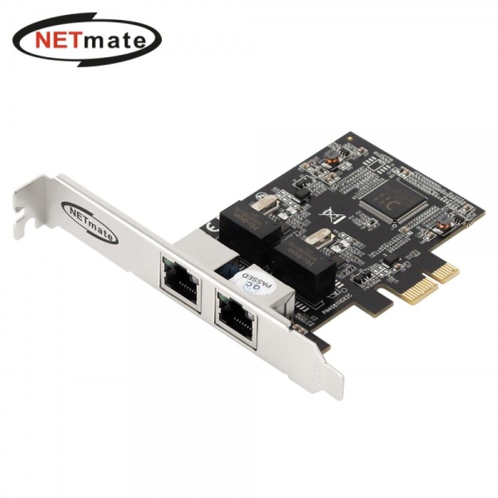 NETmate NJS382 PCI Express 듀얼 기가비트 랜카드 RT