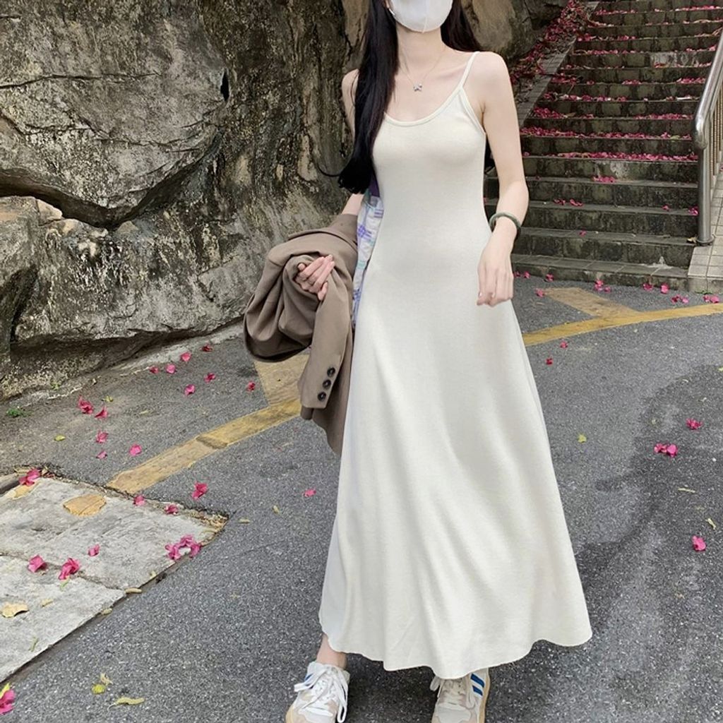 허니문원피스 슬림핏 나시 여행룩 데일리룩 휴양