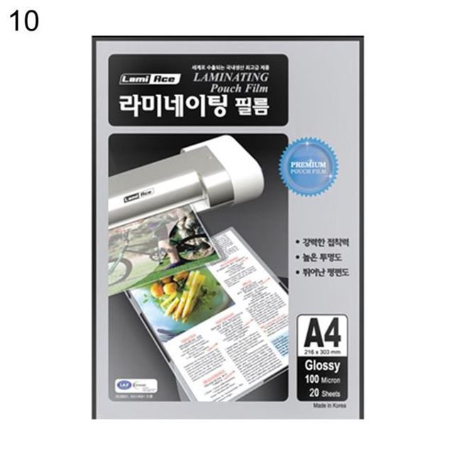 손코팅필름 코팅지 A4 100mic 100매입 223x313mm 10권