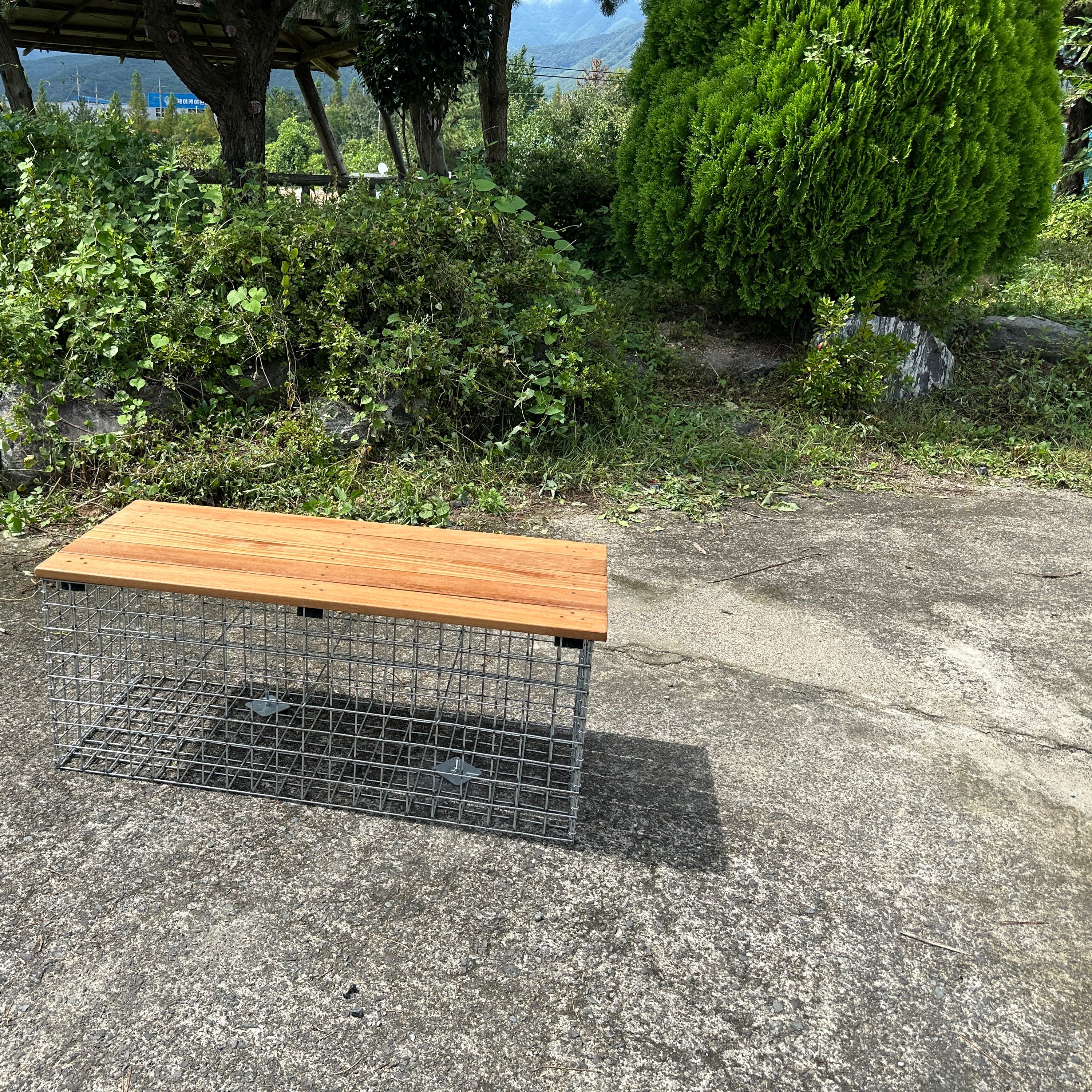 개비온 벤치 1M 앉음벽 정원 야외 DIY