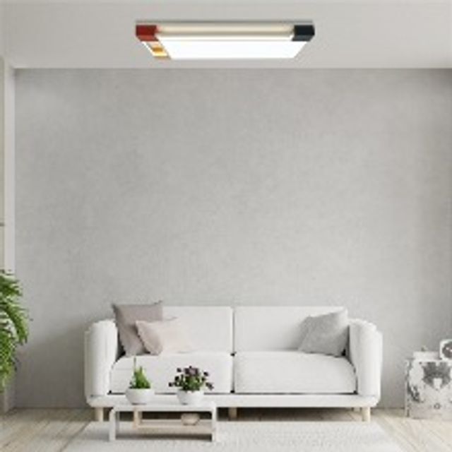 LED 에코 렉트 직사각 거실등 130W 플리커프리 삼성