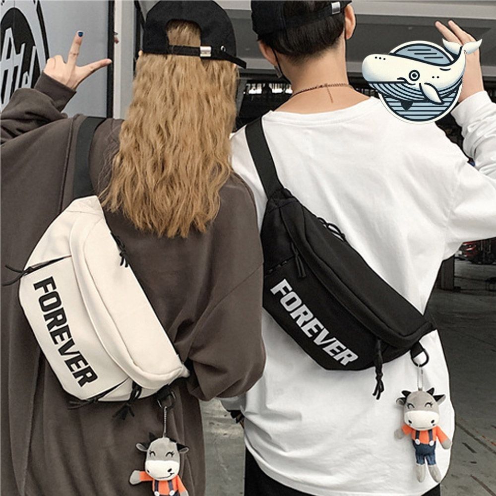 조절 가능한 캐주얼 슬링백 공용 크로스백