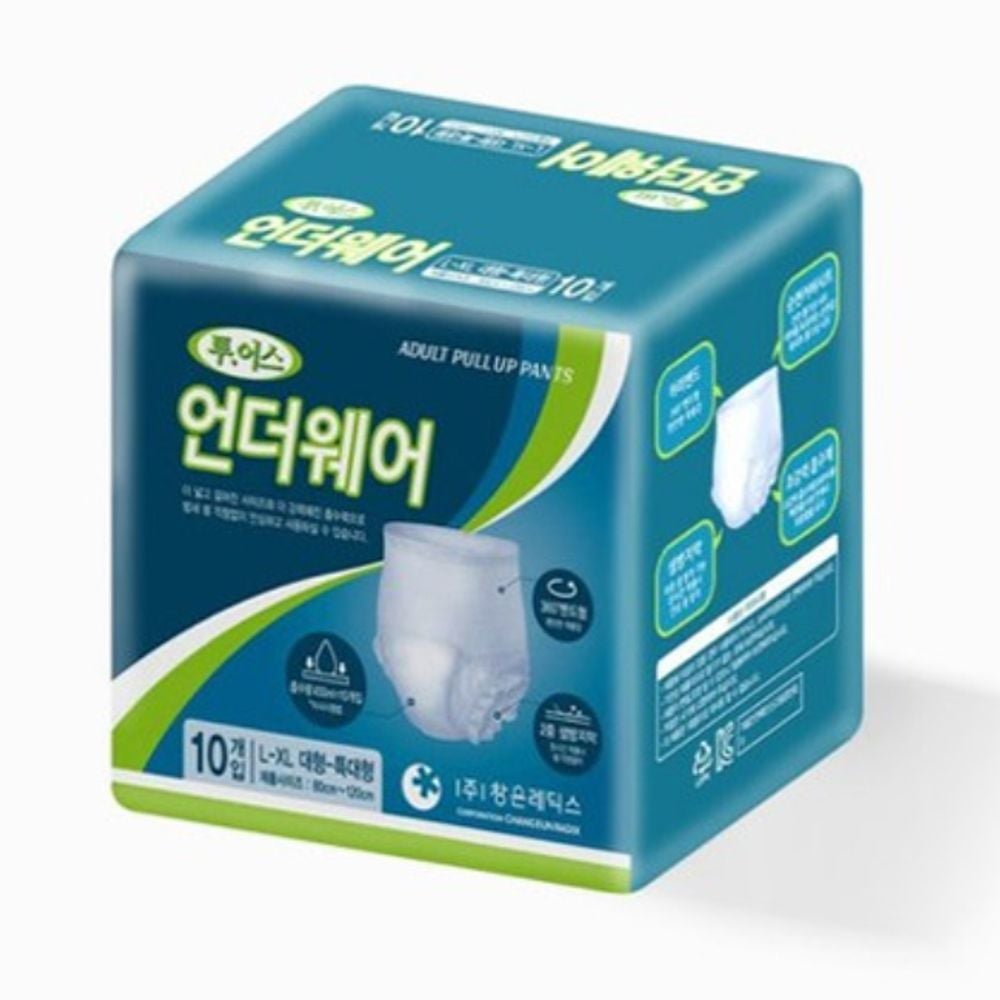 통기성좋은 성인용 팬티 기저귀 특대 10매 1P 요실금