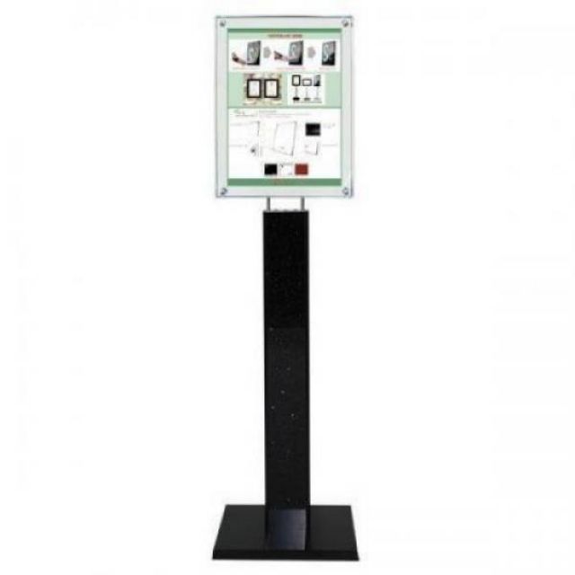 포스터 자석액자 스탠드(LG47B-AP) B4 백색펄판넬