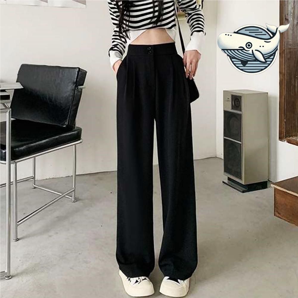 봄철 필수 아이템 편안한 와이드 슬랙스 캐주얼