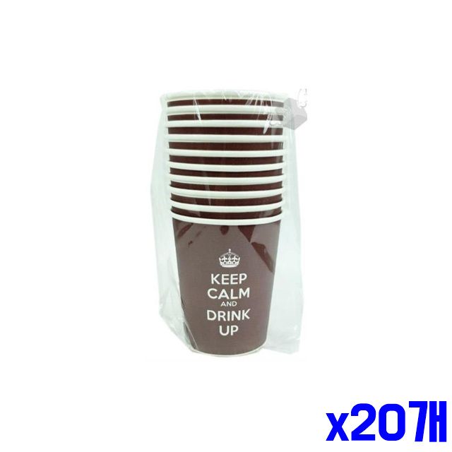 일회용 커피컵 테이크아웃 10p x20개 300ml 종이컵