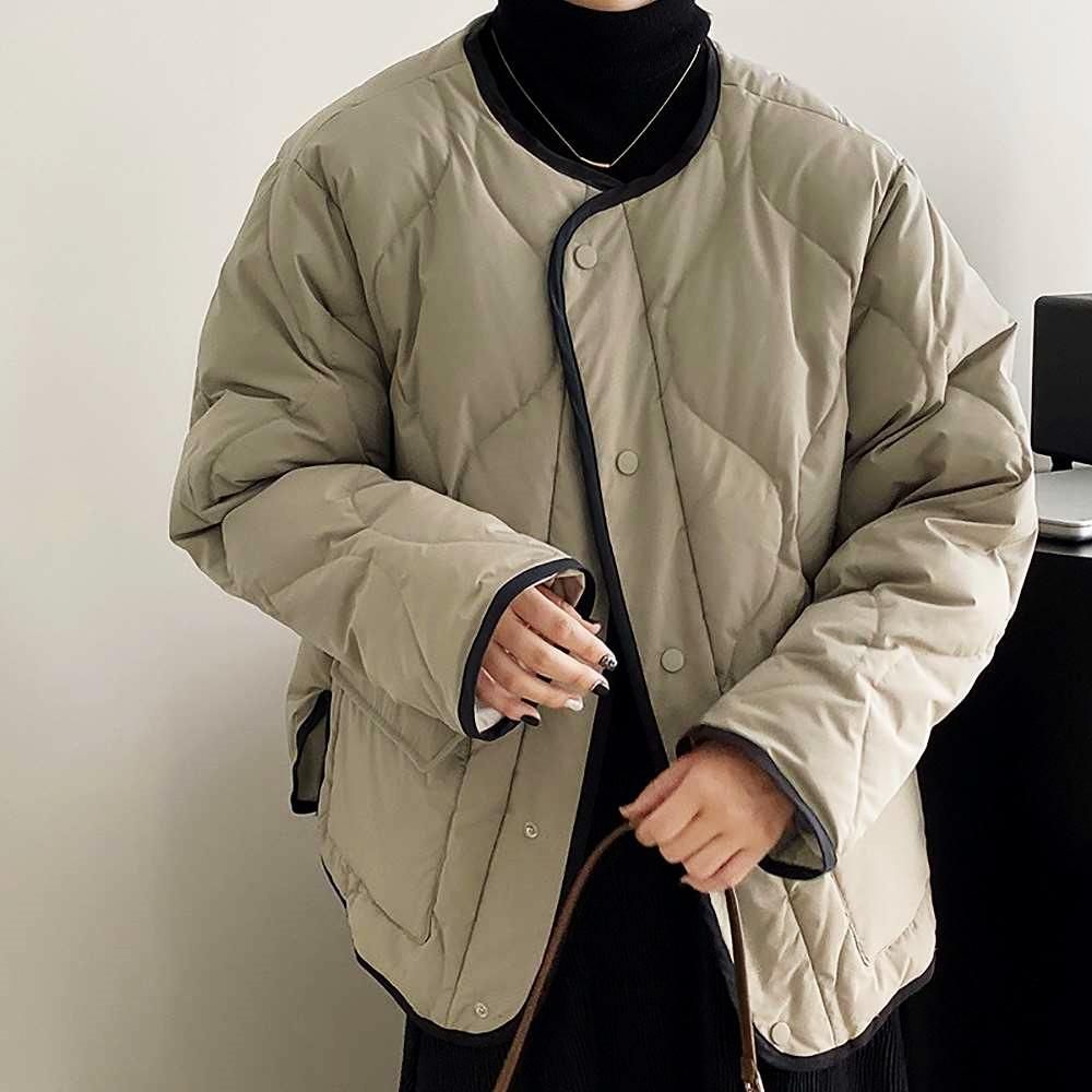 점퍼 퀼팅 오버핏 패딩 누빔 빅사이즈점퍼