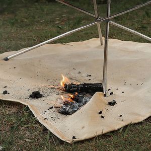 아이티알,NU 화재예방 캠핑 방염포 56x80cm 방열 난로 화로대 매트