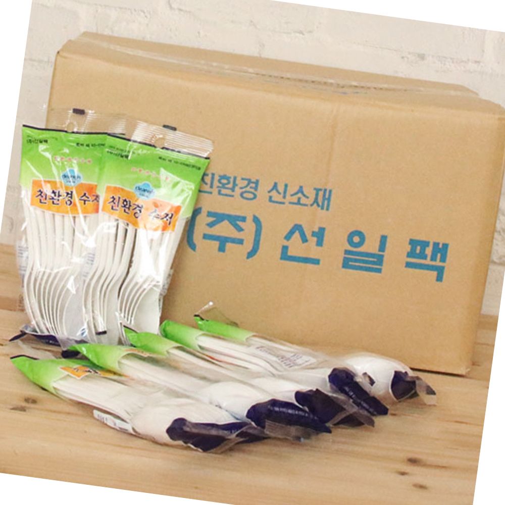 크리니쉬 포크 1000개입 1SET 15x4.5x2.2cm 야외용