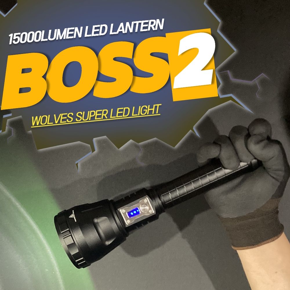 15000루멘 직진성 BOSS2 LED 손전등 본품