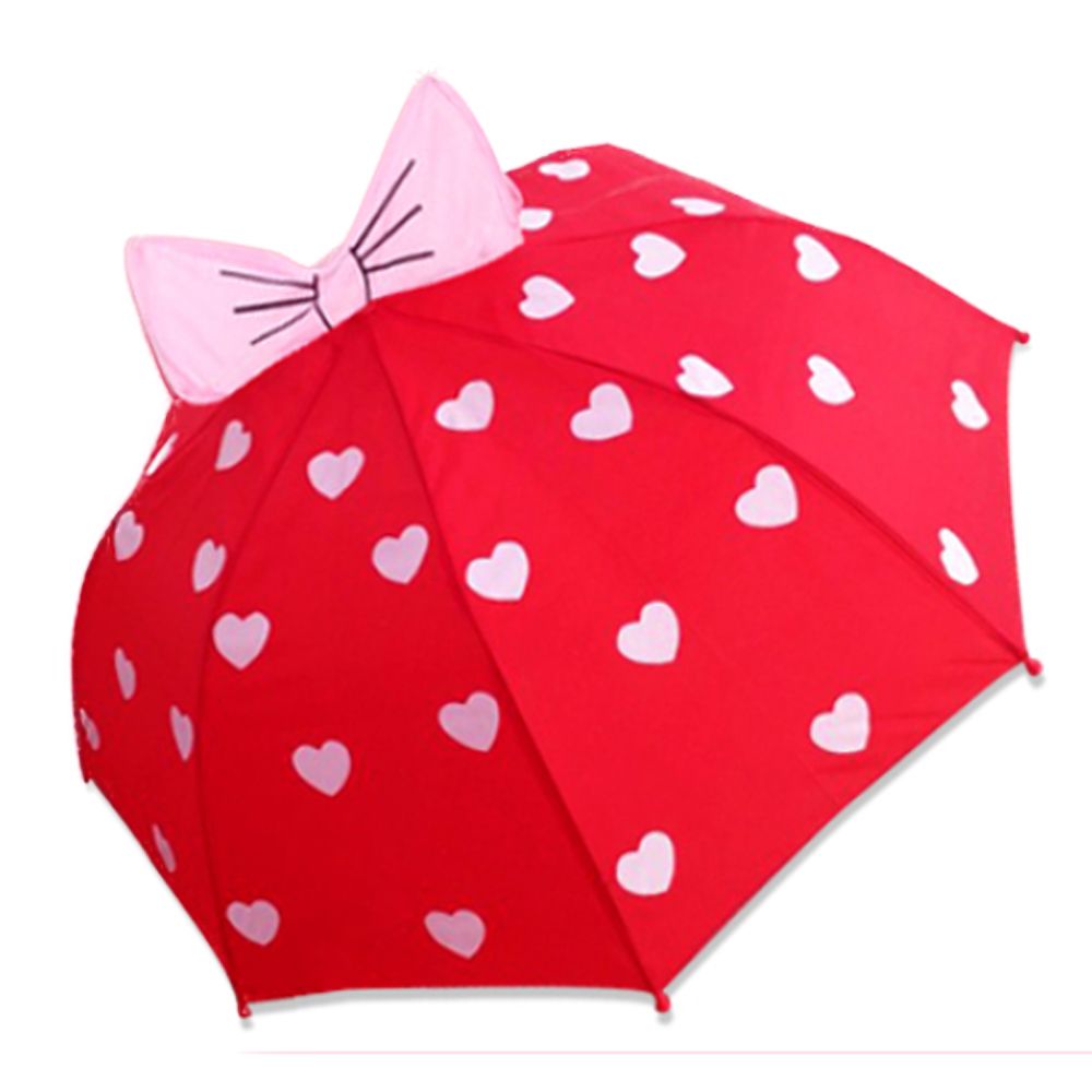 여자 예쁜 리본 입체 우산 어린이집 유치원 선물