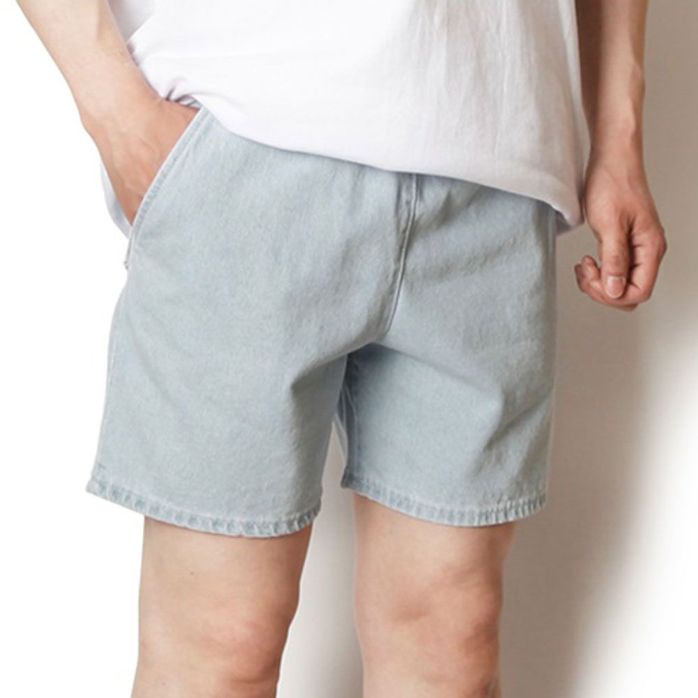 남자 허리밴딩 청반바지 뒷포켓 캐주얼 국산 데일리