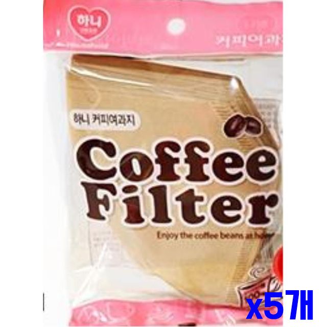 커피드리퍼 100매 커피필터 여과지 고급형 x5개