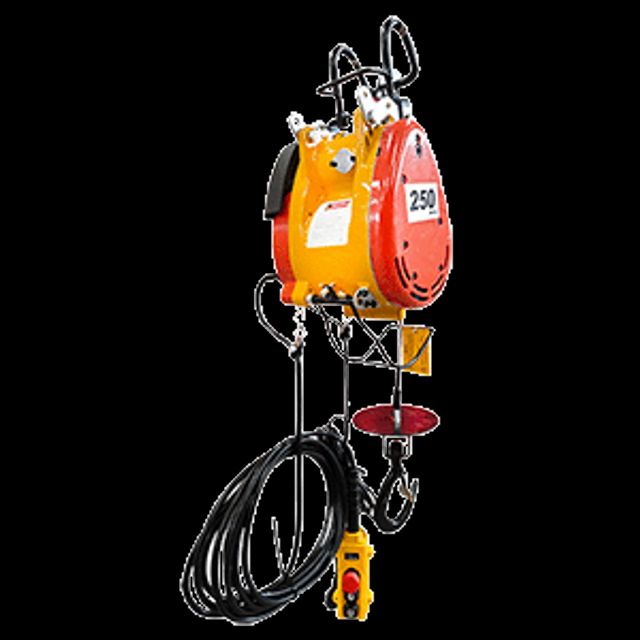 QUIETZONE 전동윈치 S250 250kg/마그네틱/1650W/2구