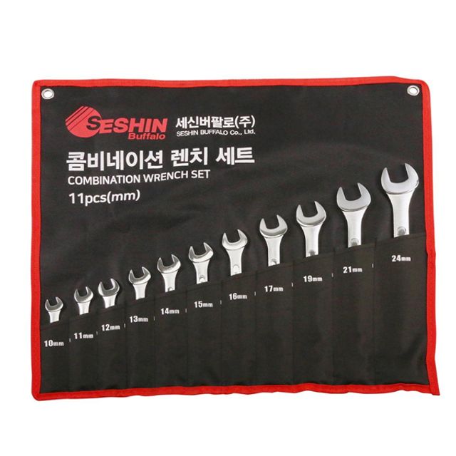 세신 콤비네이션렌치 세트 11pcs(mm)
