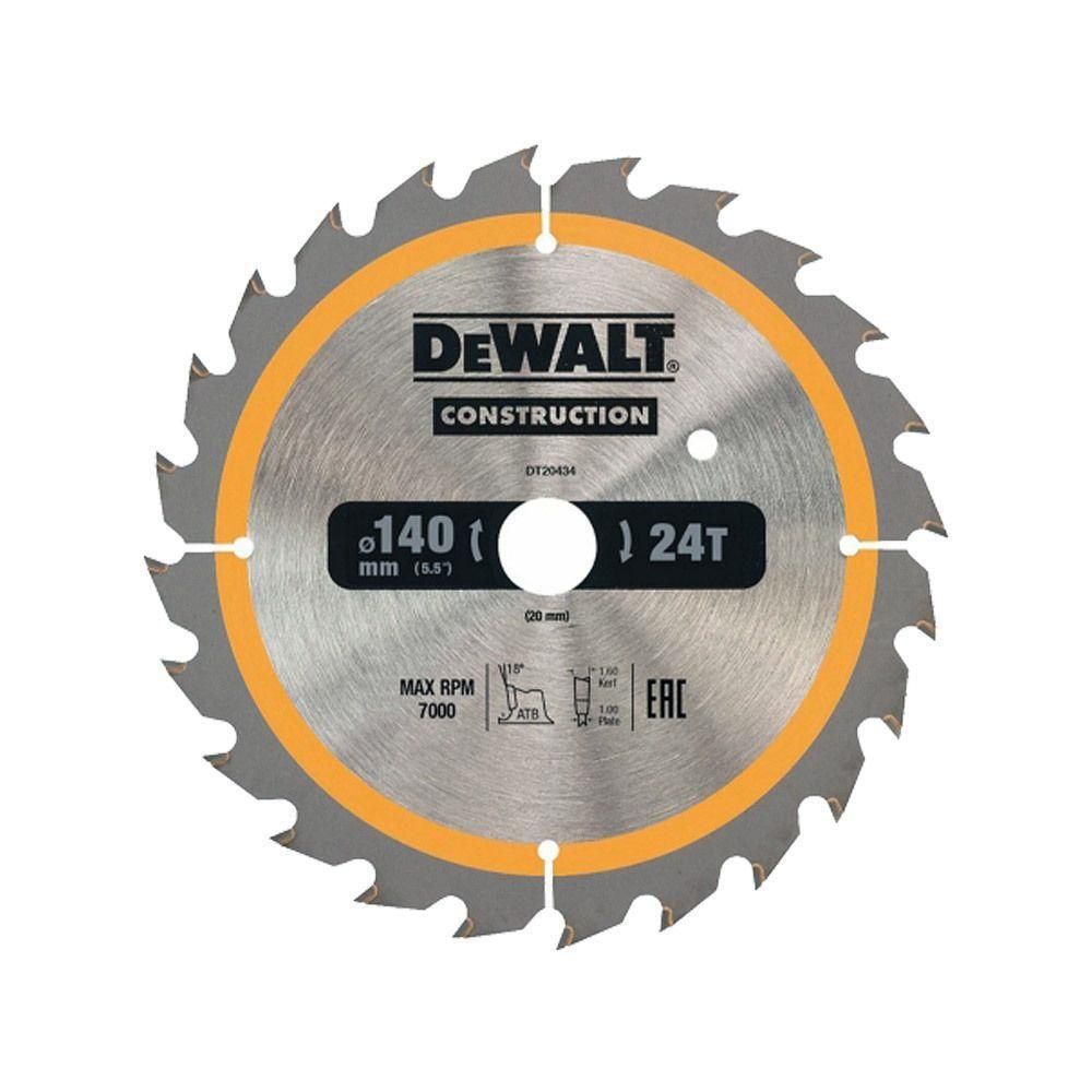 dt20434 24 날 내경 20 원형 톱날 140mm 목공용