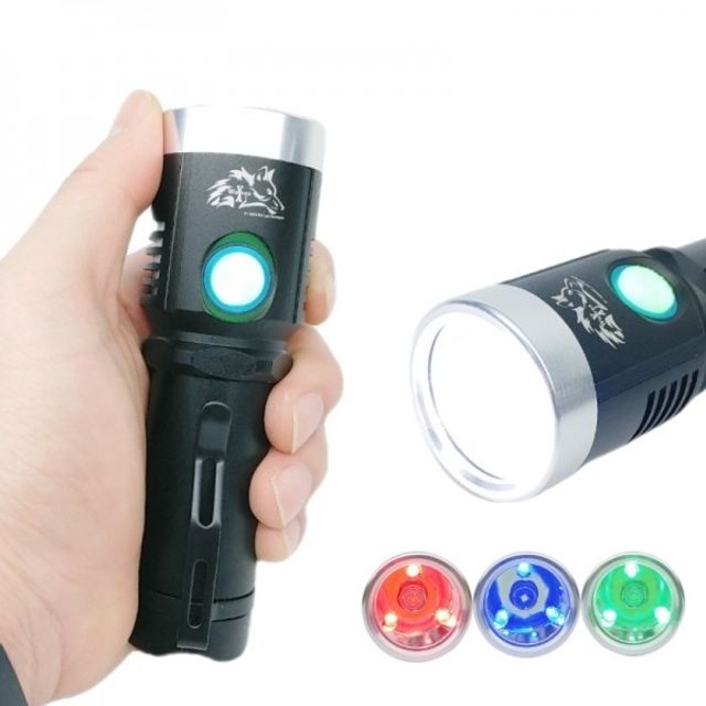 현장 탐사 과학 4가지빔 RGB 울브스 XML L2 포맨 LED