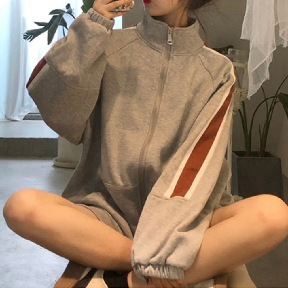 교복 점퍼 캐주얼 여성 트레이닝 잠바 학생 운