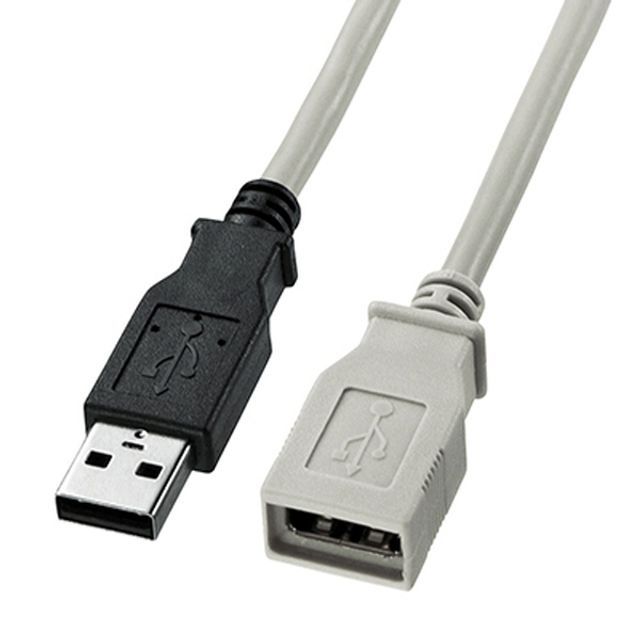 산와서플라이 KU-EN5K USB2.0 연장 AM-AF 케이블 5m