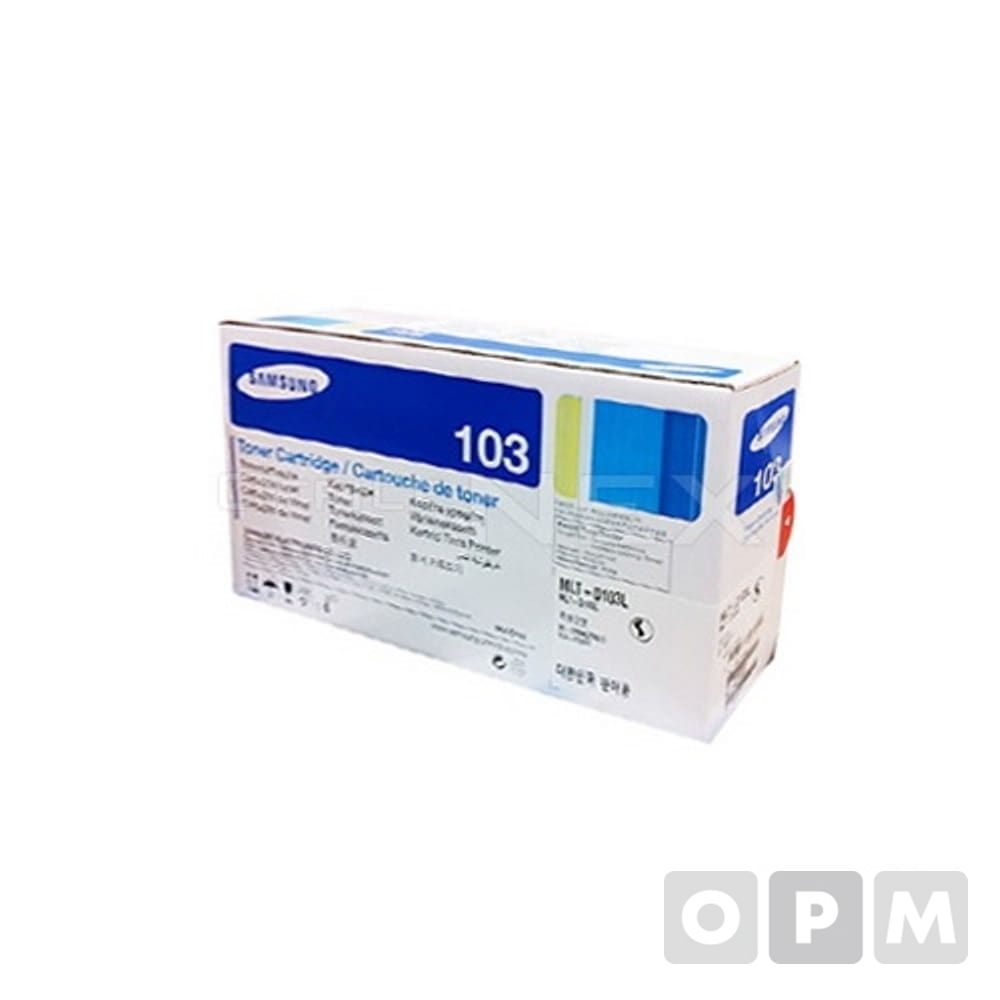 삼성 토너 MLT-D103L/검정/2000매 1EA