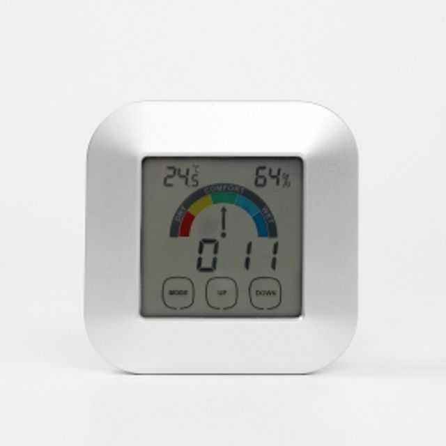 터치스크린 온도계 습도계 자석 디지털 알람 시계