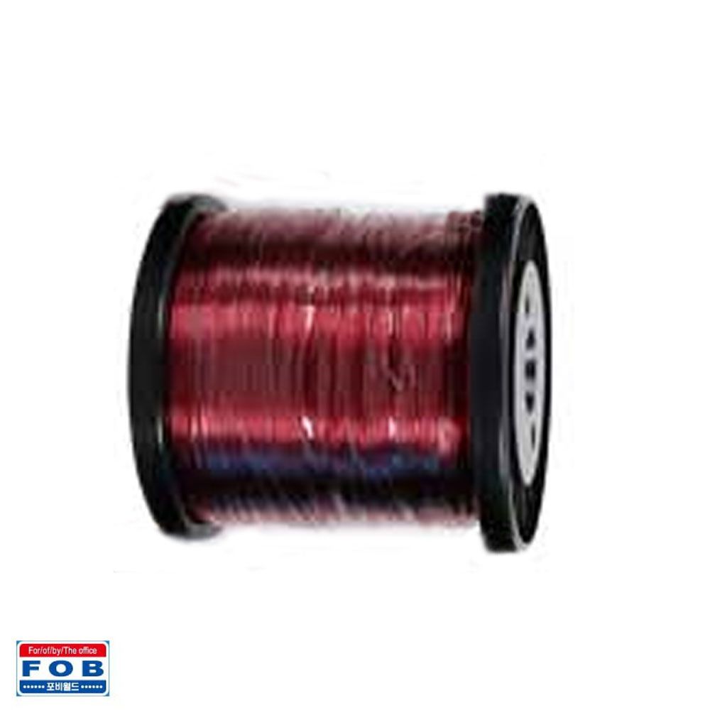포비 와이어 공예철사 대용량 두께 1.5mm x 120M 빨강