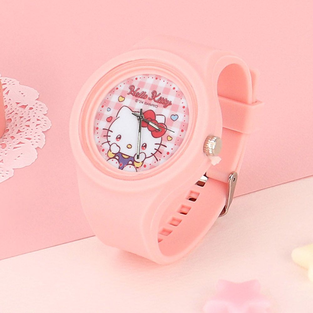헬로키티 실리콘 바늘시계