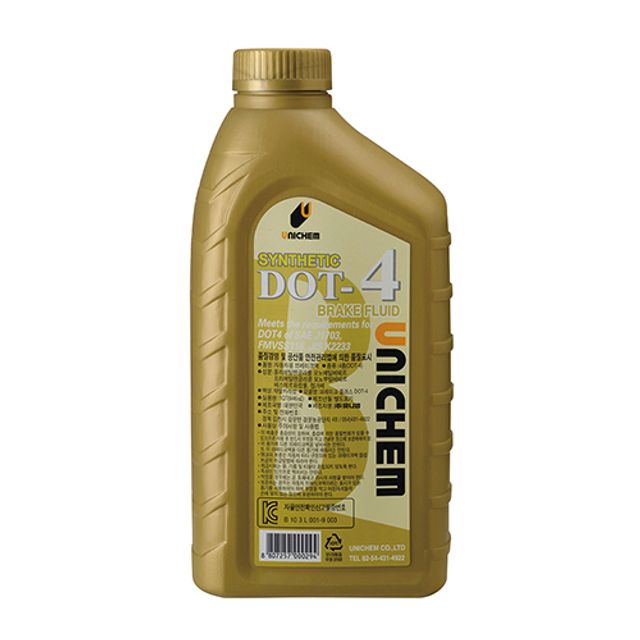 유니켐 브레이크오일 DOT-4 0.94L DOT-4 6EA
