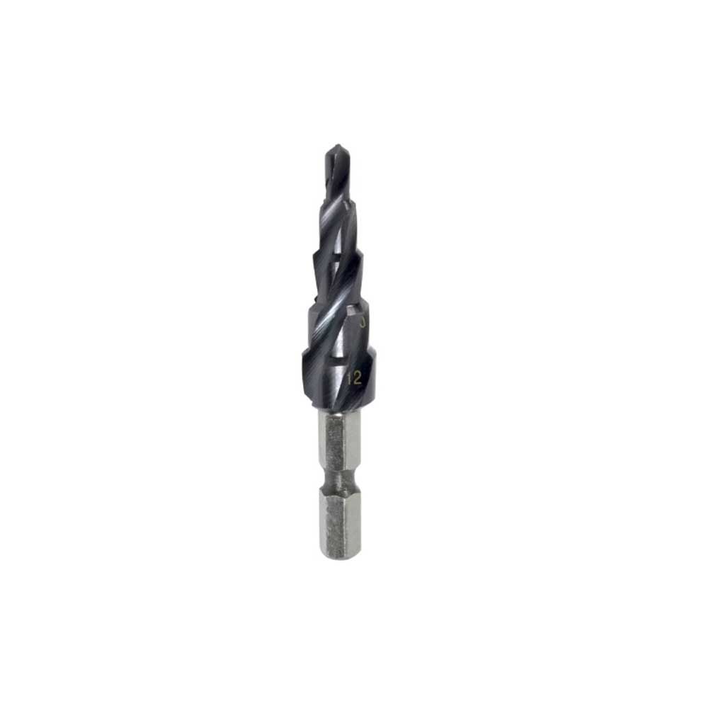 임팩4날 SUS용 스텝드릴 68mm 헤리컬타입 HSS TIALN