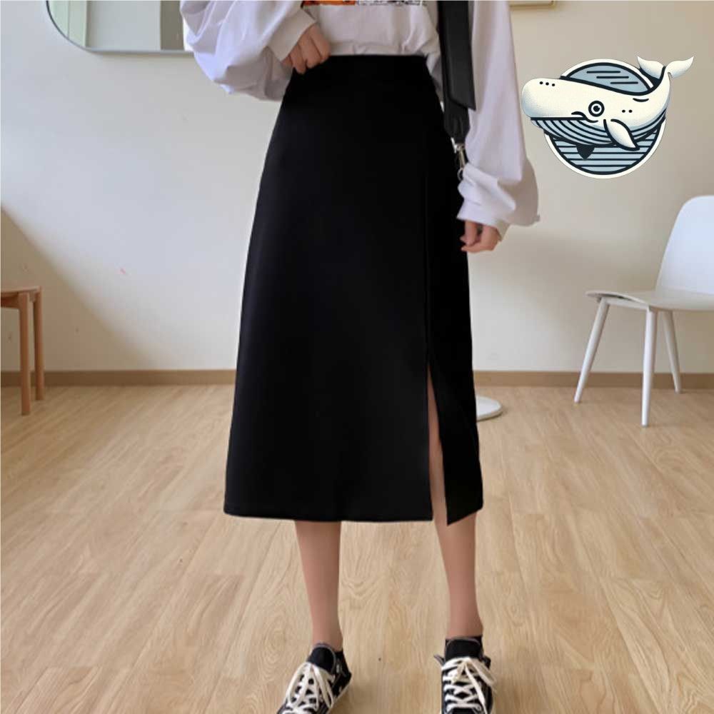 편안한 루즈핏 미디스커트 데일리 패션 기본