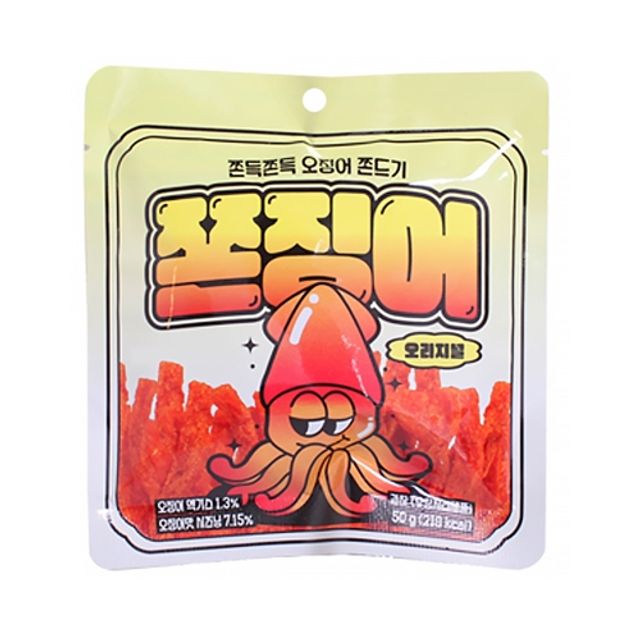 쫀슐랭 쫀징어 오리지널맛/50g 갑(24개입)