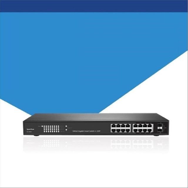 싱크뷰 16포트 기가 스위치허브 SFP 2포트