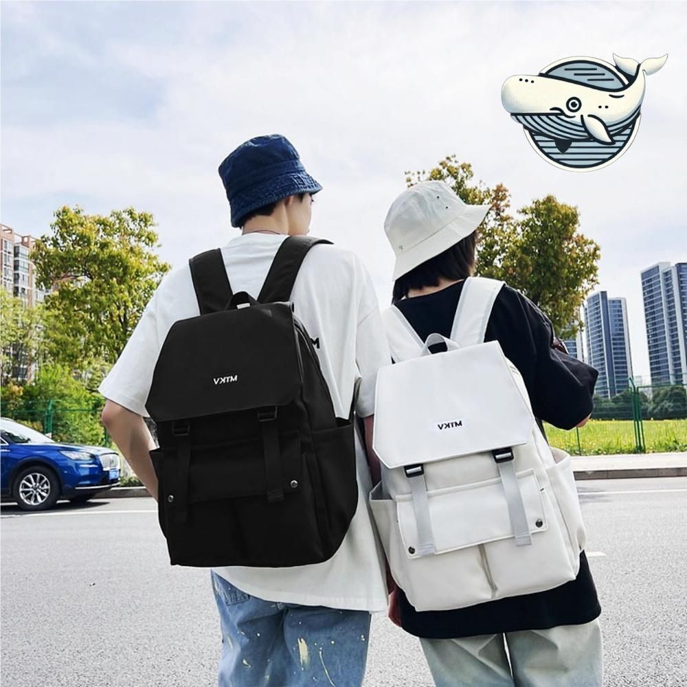 캐주얼 데일리 여성백팩 심플 멀티용 흰색