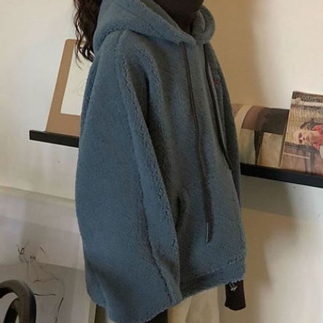 뽀글이 점퍼 여자 후리스 여성 후드티 여성후리
