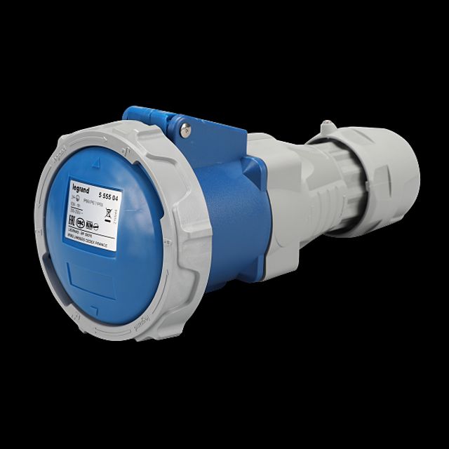 아남콘센트(2P+E 63A) 250V 555504 모빌(IP67)