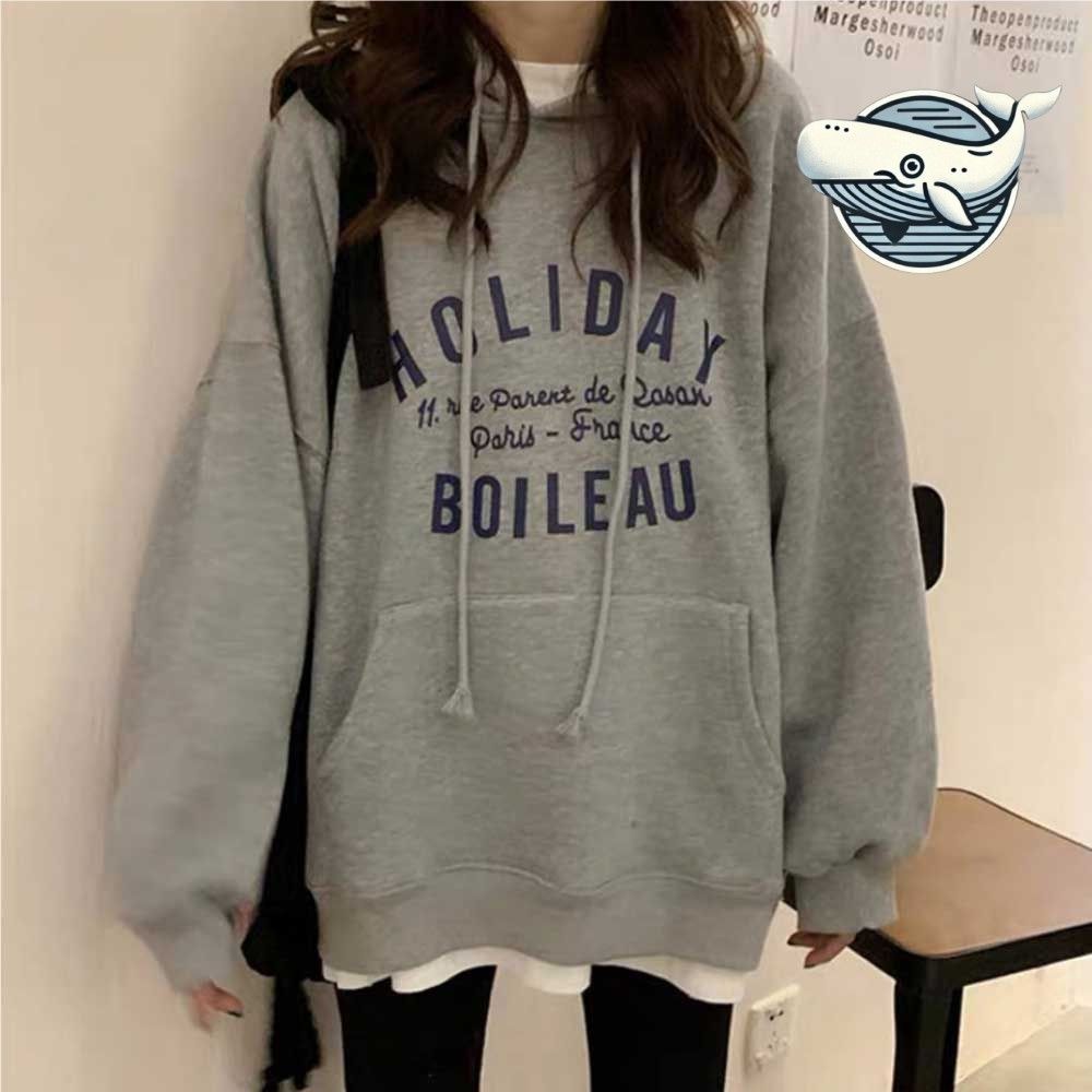 편안한 그래픽 후드티 애슬레저 스타일 데일리