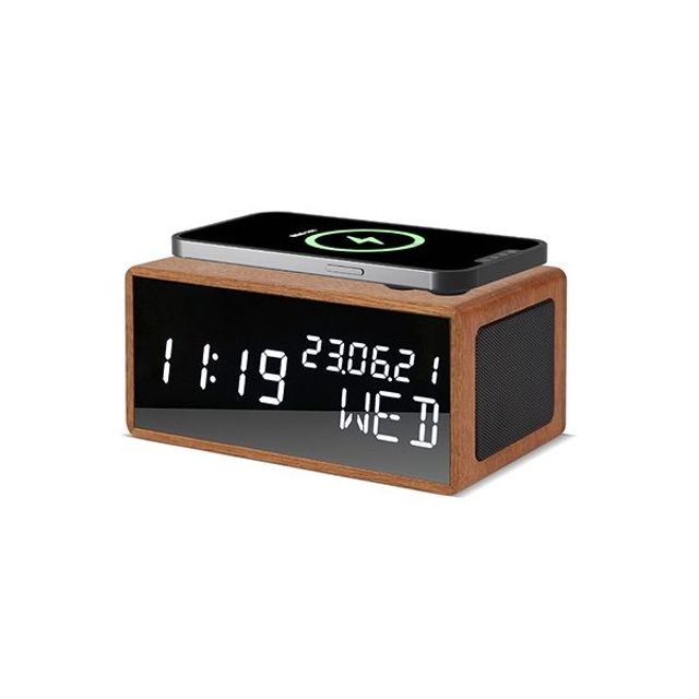 블루투스피커 고속무선충전기 탁상시계
