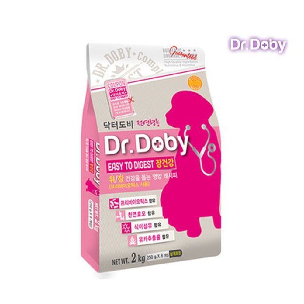P163 장건강 닥터도비 일상 애견 사료 2kg 강아지밥