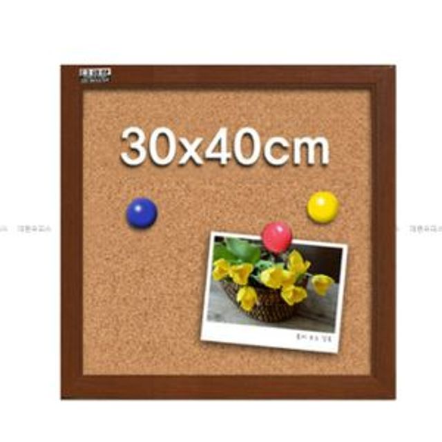 자석콜크게시판 30x40cm 코르크 게시판